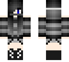 zane girl but with darck blue eye's