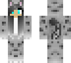 grey snow leopard