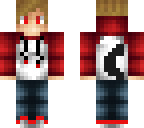 little blonde wolf in red hoodie