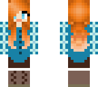 plaid redhead