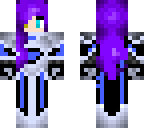 purple hair girl