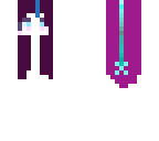 purple hair template