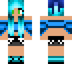 blue girl