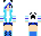 blue girl