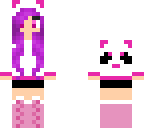 pink panda girl