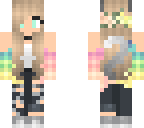 rainbow flannel edit