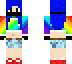 rainbow ninja girl