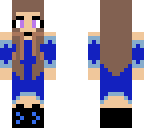 blue dress