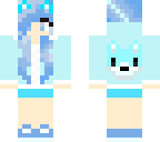 blue girl