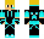 blue neon creeper