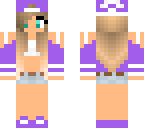 cute purple tomboy
