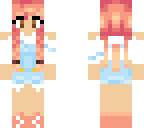 light blue overalls