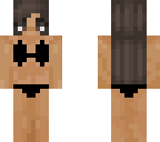 minecraft cute bikini girl