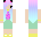 my skin kawaii mermaid cat