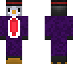 penguin in a purple suit