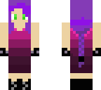 purple haired girl