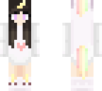 unicorn girl with black hair