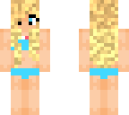 blond beauty at the beachside