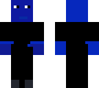 blue man