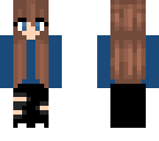 blue sweatshirt and ripped jeans girl