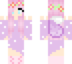 cute pink wolf girl