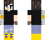 cyborg boy 2 yellow and blue