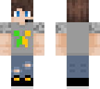 mc creeper boy with headphones