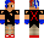 red and blue