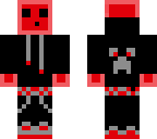 red slime fixed under arms