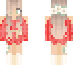 twin girl red