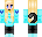 blue sweater cat girl