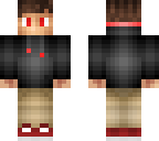 boy in black hoodie red eyes