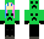 creeper and neko girl