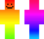 rainbow with face
