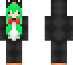green hair penguin