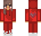 pyjama girl red