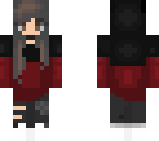 red hoodie girl