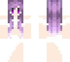 cute purple godess