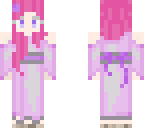 pink and purple kimono