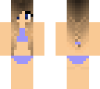 purple bikini girl