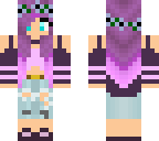 purple wolf girl