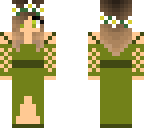green wedding dress edit