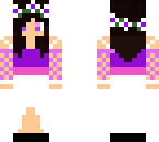 purple dress girl