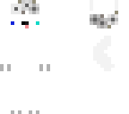 bi-eyed white husky
