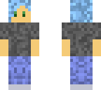 girl with blue hair