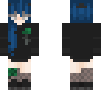 blue hair