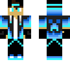 blue hoodie creeper boy