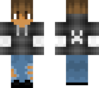 gray hoodie boy