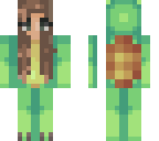 brunette turtle skin