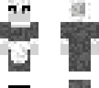 black and white maid